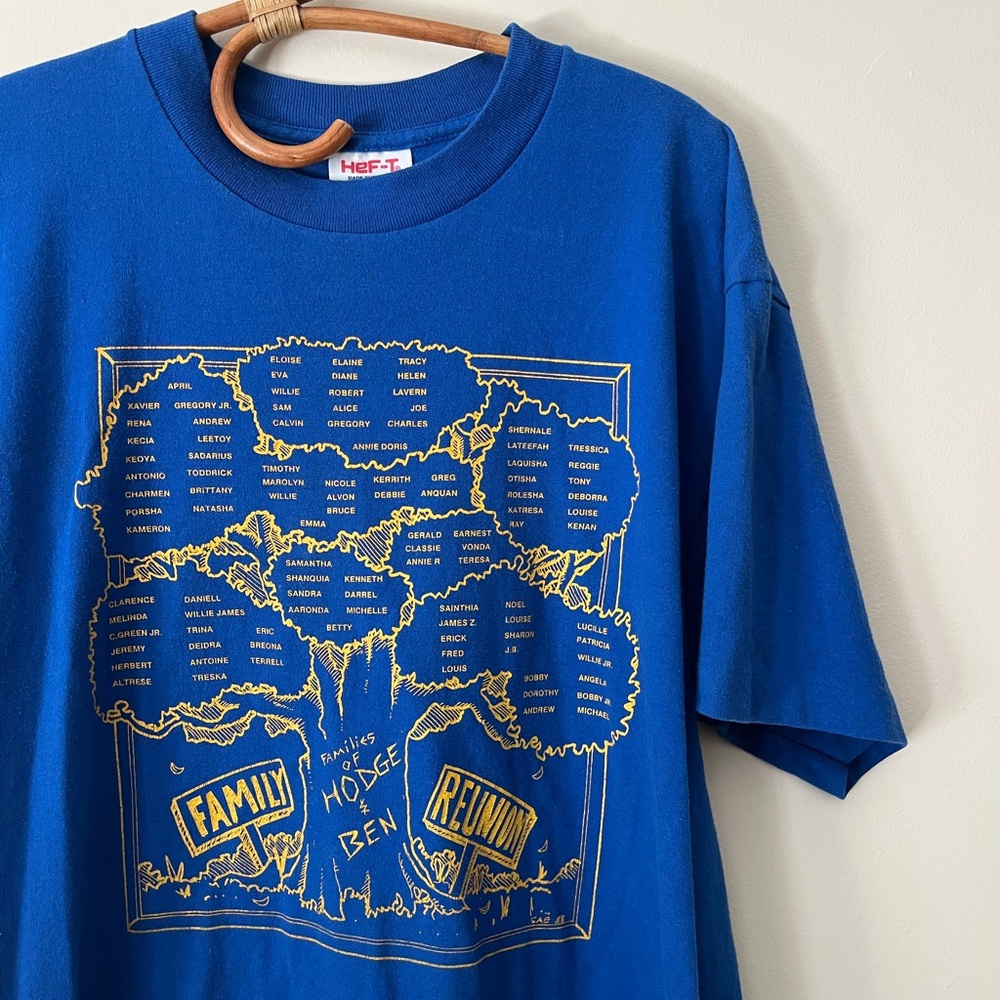 Vintage Distressed Single Stitch Family Reunion Tee